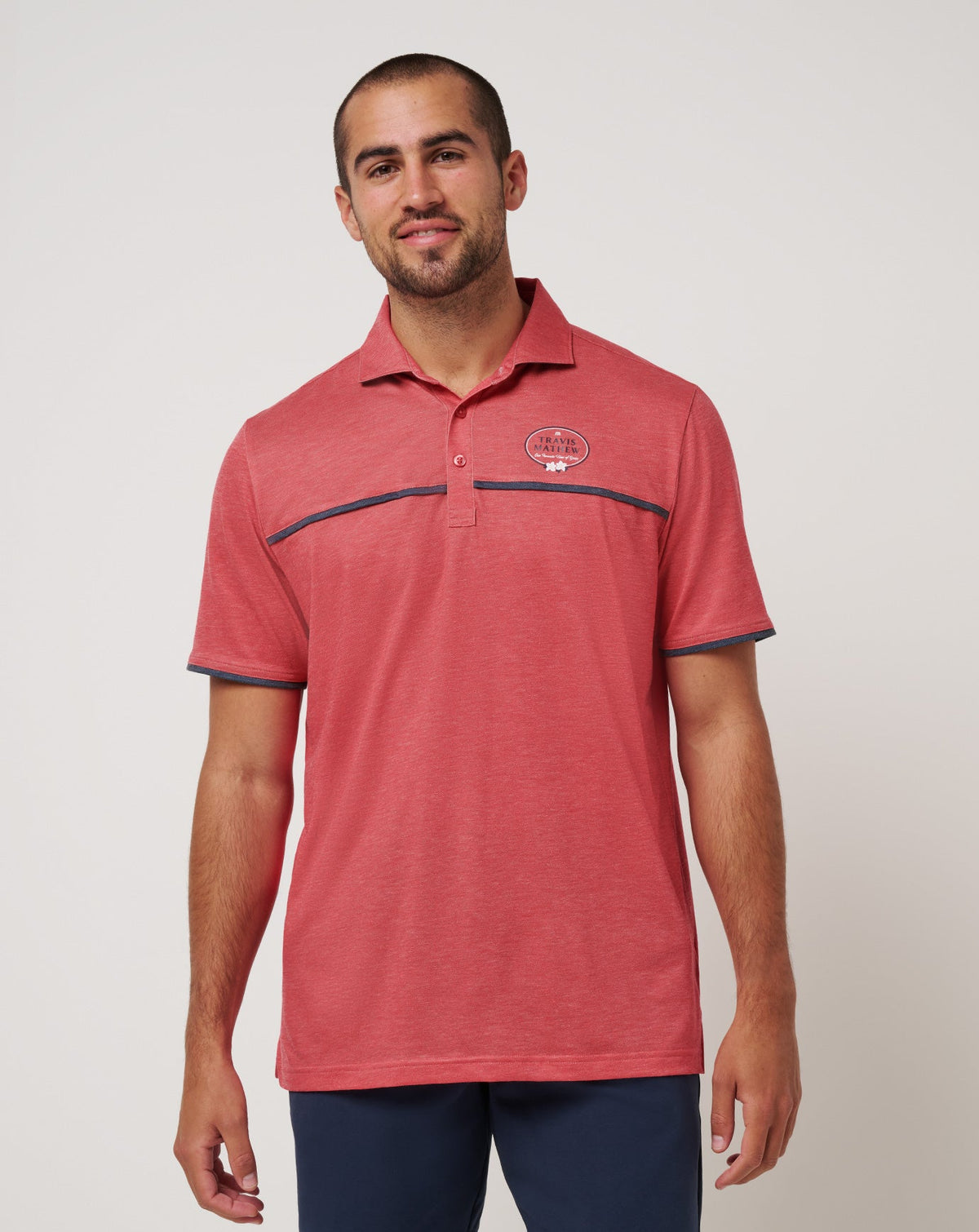 TravisMathew | Featherweight Our Favorite Time Of Year Polo - Heather Azalea