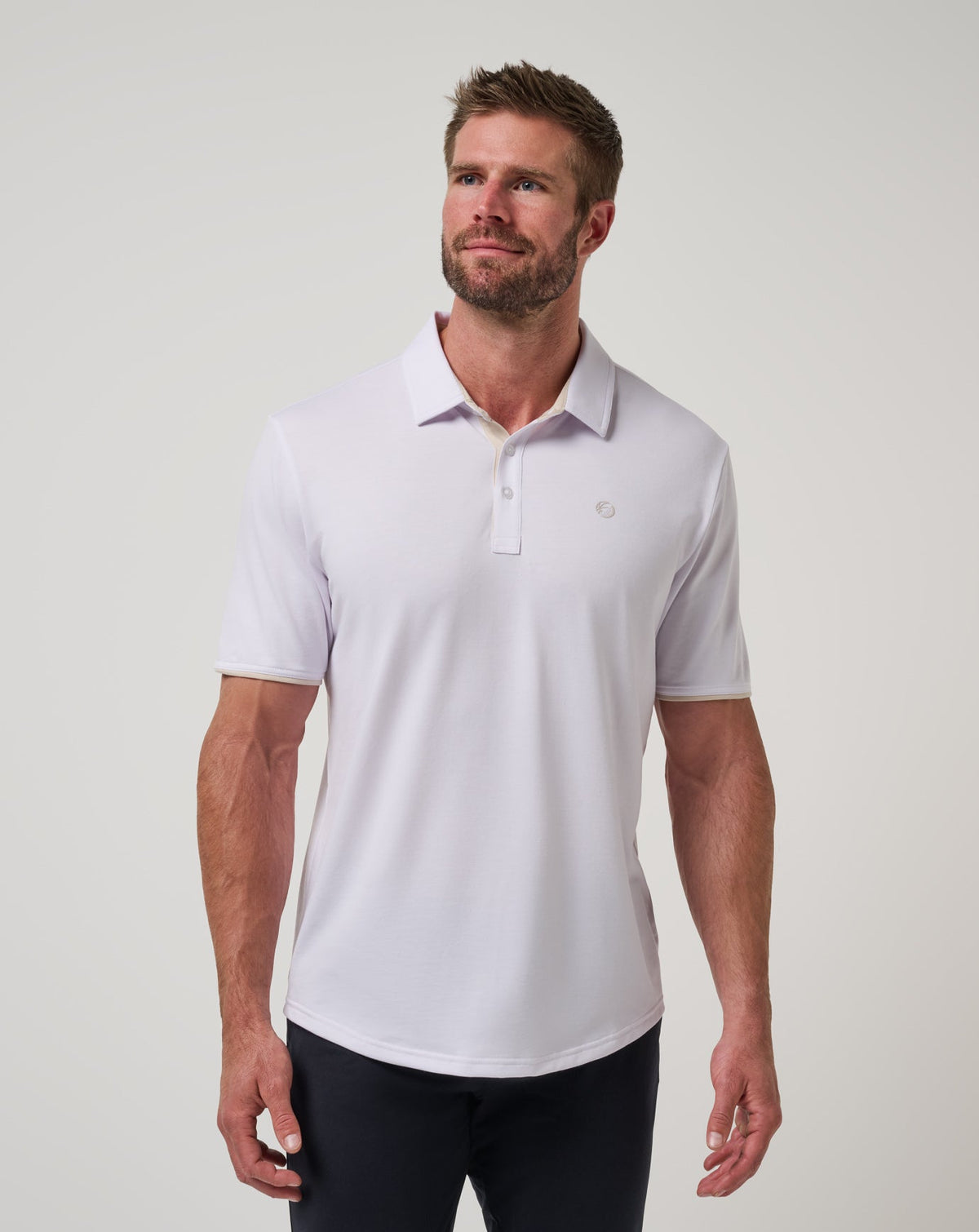TravisMathew | Featherweight On The Grind Polo - White