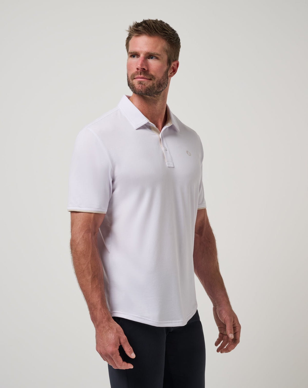 TravisMathew | Featherweight On The Grind Polo - White