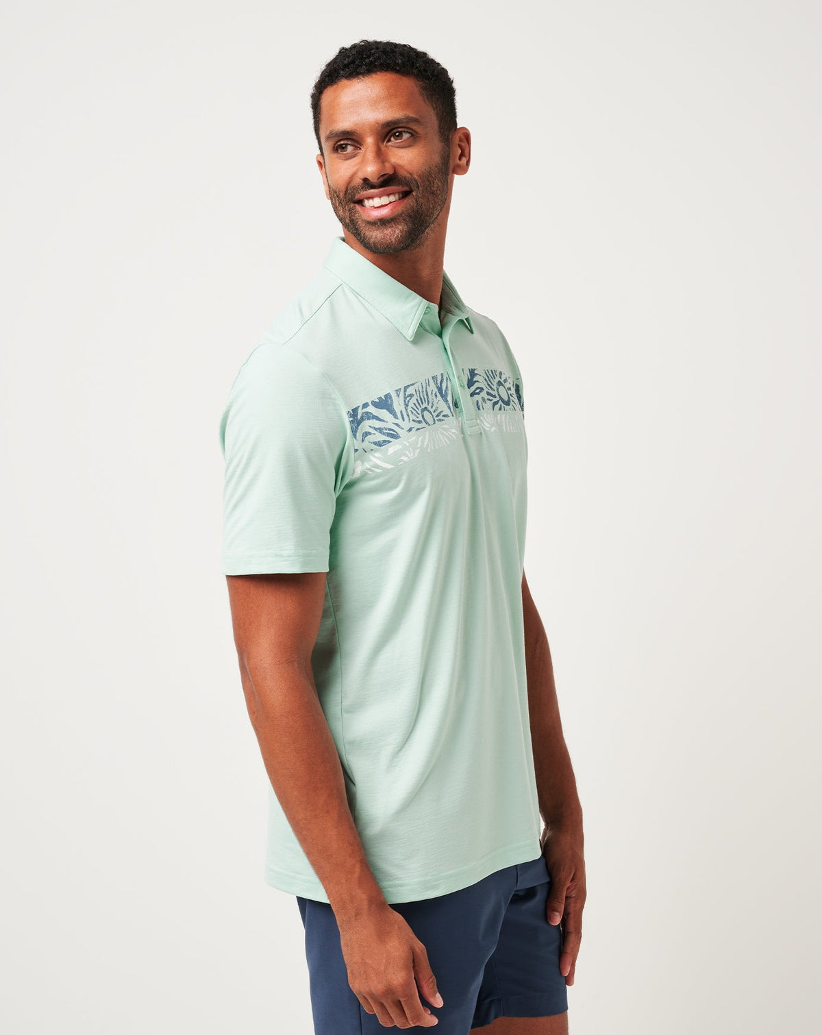 TravisMathew | Salt Rock Polo - Eggshell Blue