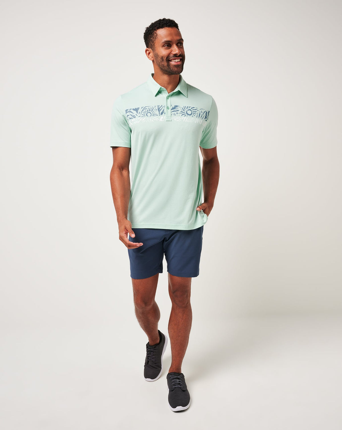 TravisMathew | Salt Rock Polo - Eggshell Blue