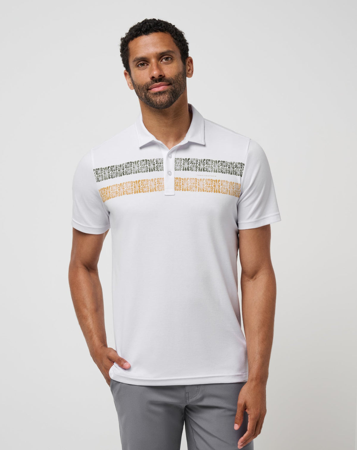 TravisMathew | Perfect Memory Polo - White
