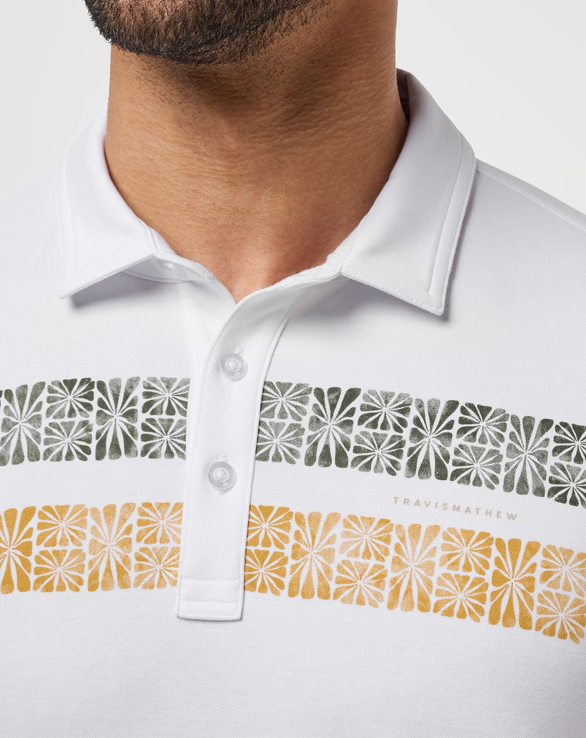 TravisMathew | Perfect Memory Polo - White