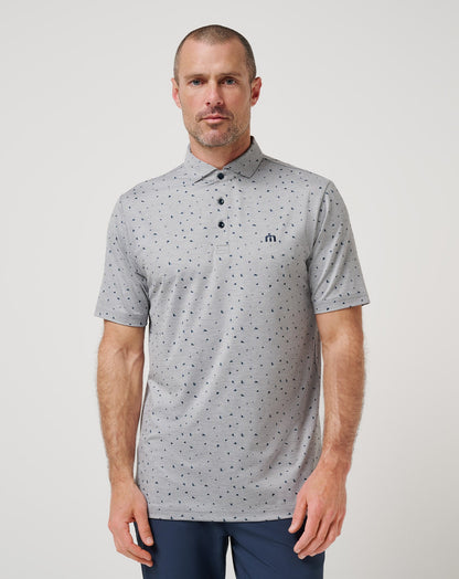 TravisMathew | Coffee House Polo - Heather Medium Grey