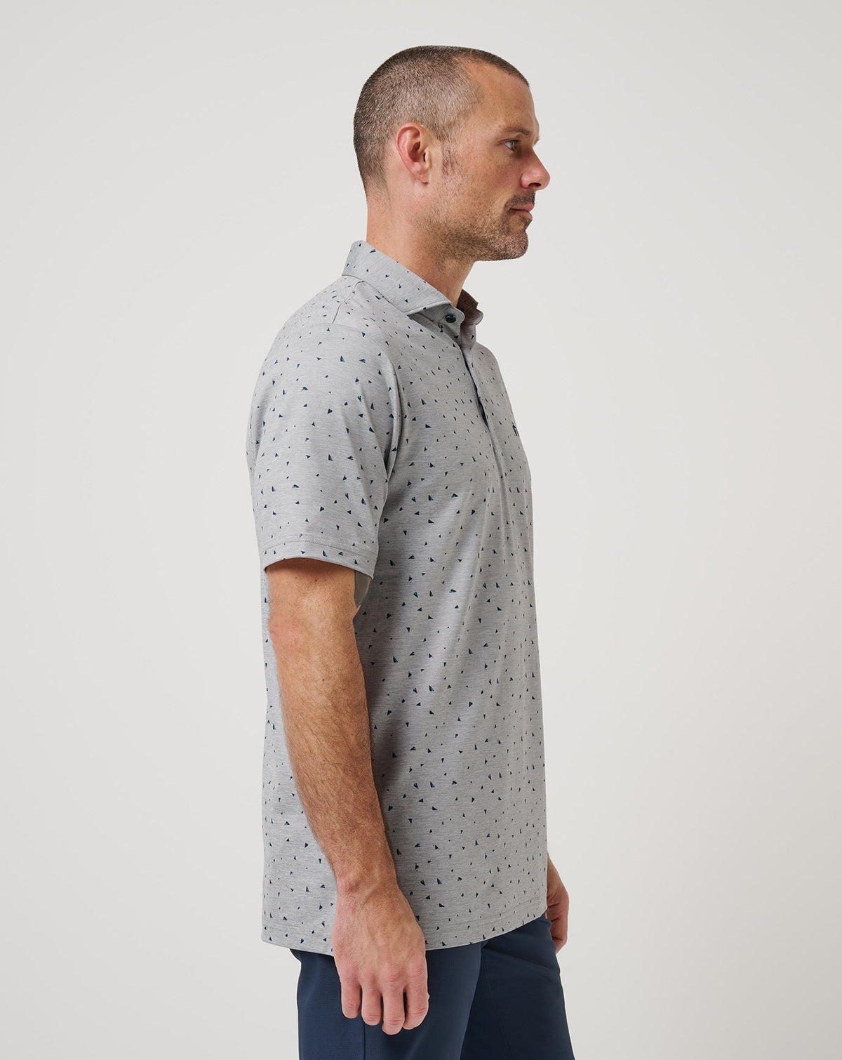 TravisMathew | Coffee House Polo - Heather Medium Grey