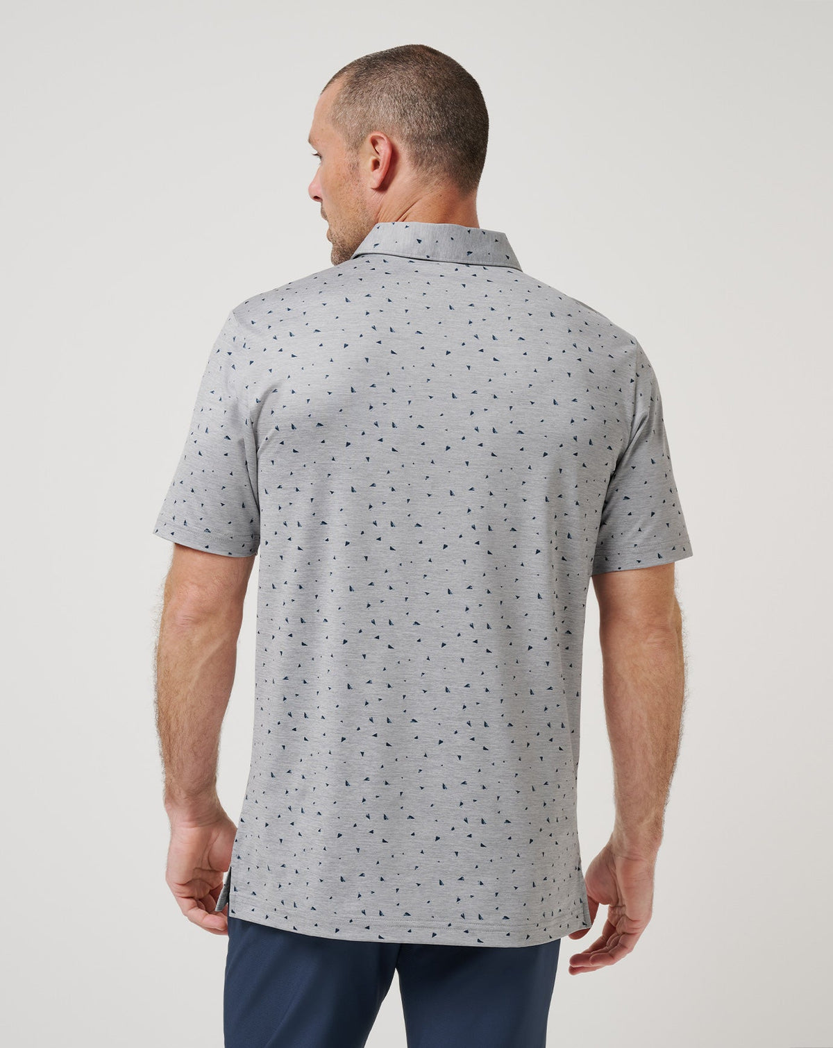 TravisMathew | Coffee House Polo - Heather Medium Grey