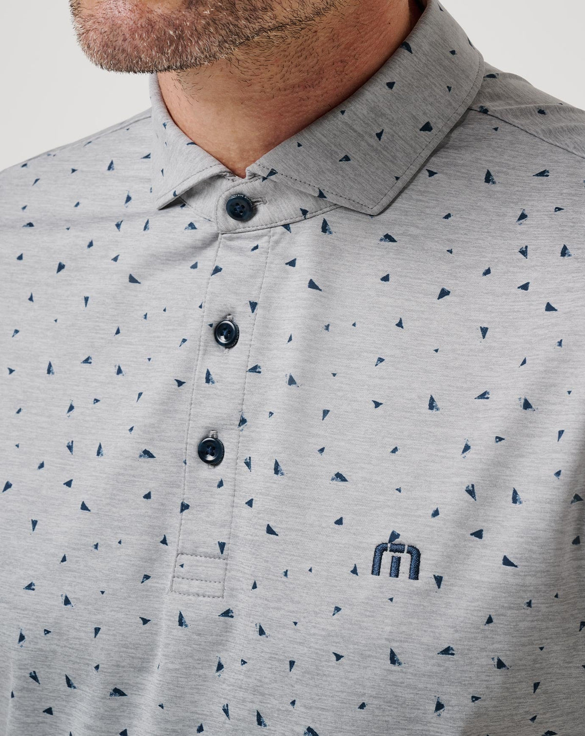 TravisMathew | Coffee House Polo - Heather Medium Grey