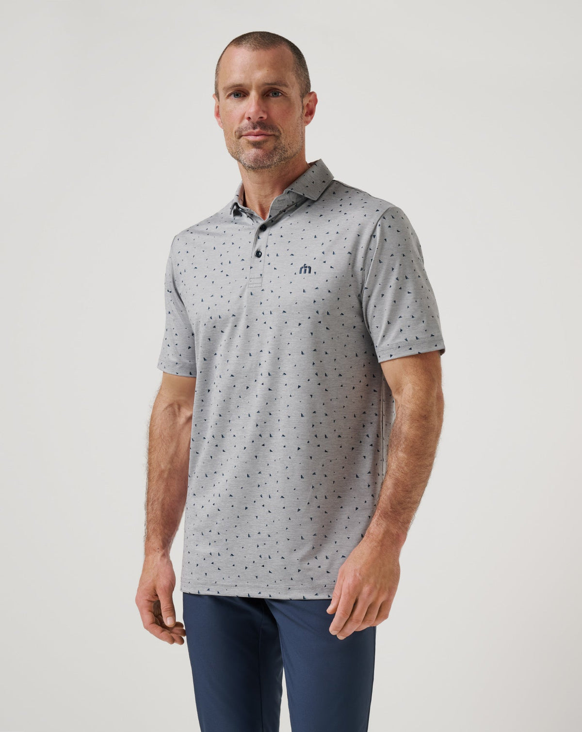 TravisMathew | Coffee House Polo - Heather Medium Grey