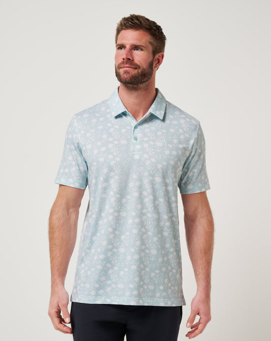 TravisMathew | Featherweight Cove Polo - Azzurro