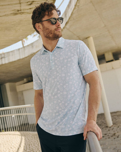 TravisMathew | Featherweight Cove Polo - Azzurro