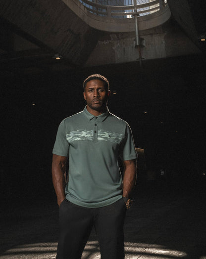 TravisMathew | Stealth Handoff Polo - Balsam Green