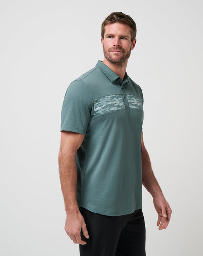 TravisMathew | Stealth Handoff Polo - Balsam Green