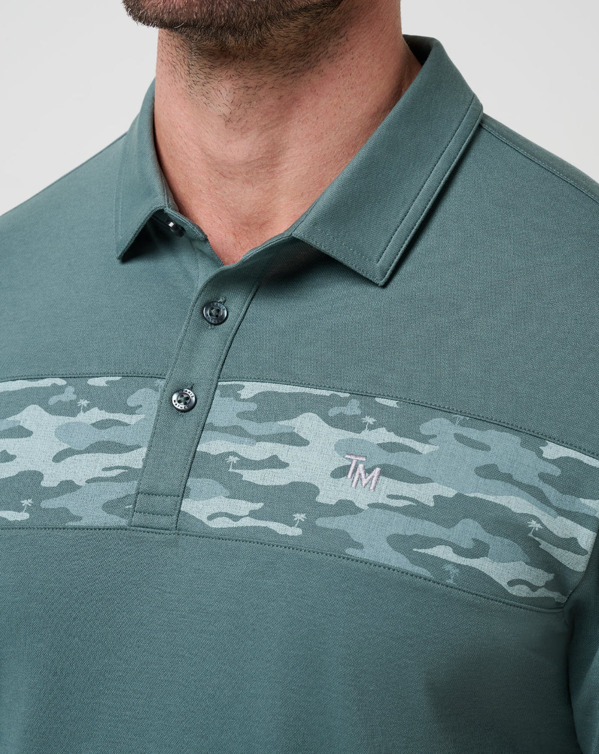 TravisMathew | Stealth Handoff Polo - Balsam Green