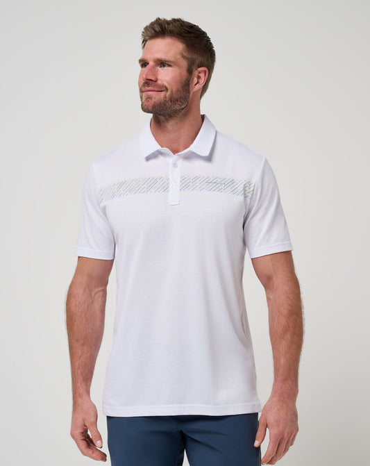 TravisMathew | Landline Polo - White