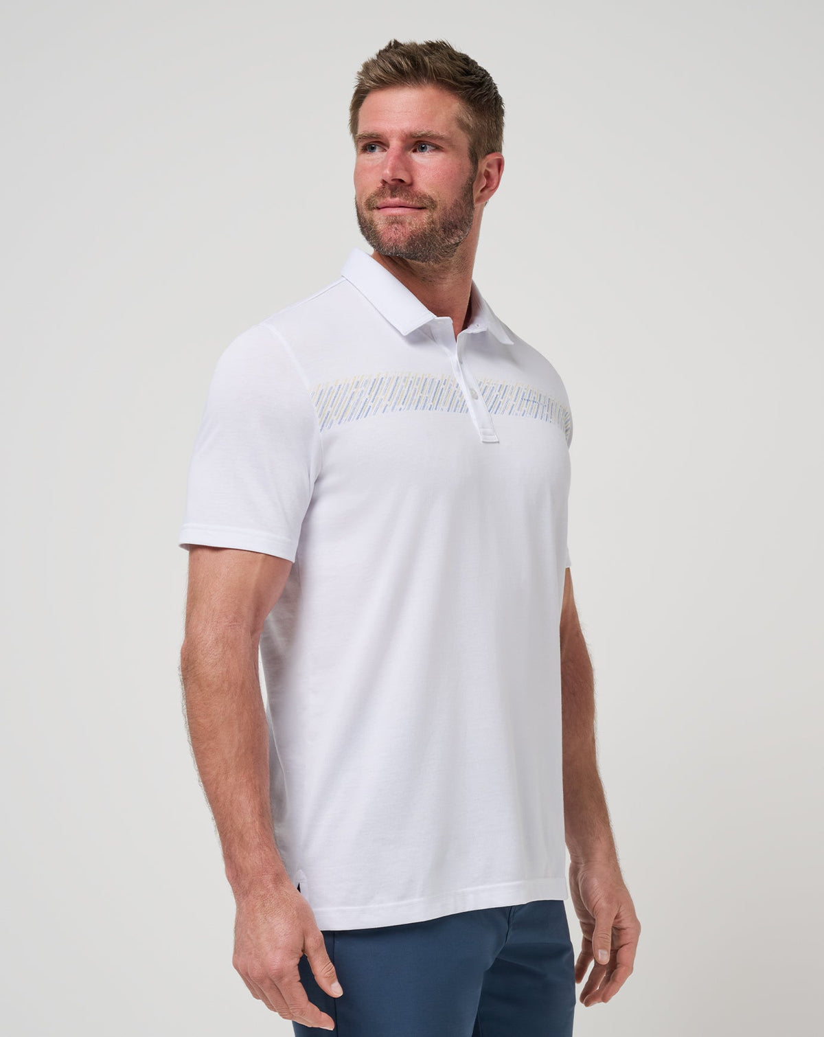 TravisMathew | Landline Polo - White
