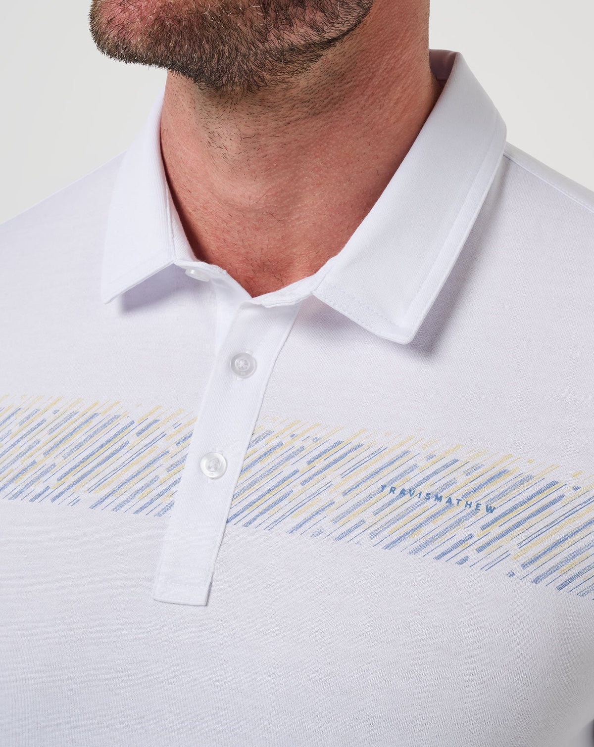 TravisMathew | Landline Polo - White