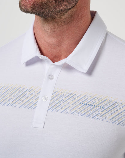 TravisMathew | Landline Polo - White