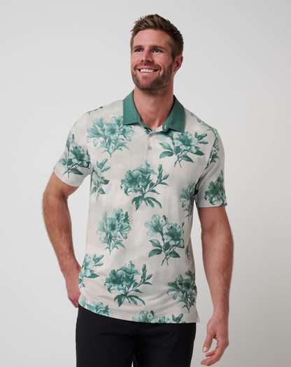 TravisMathew | Featherweight Magnolia Polo - Moonbeam