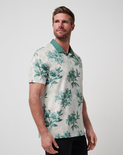 TravisMathew | Featherweight Magnolia Polo - Moonbeam