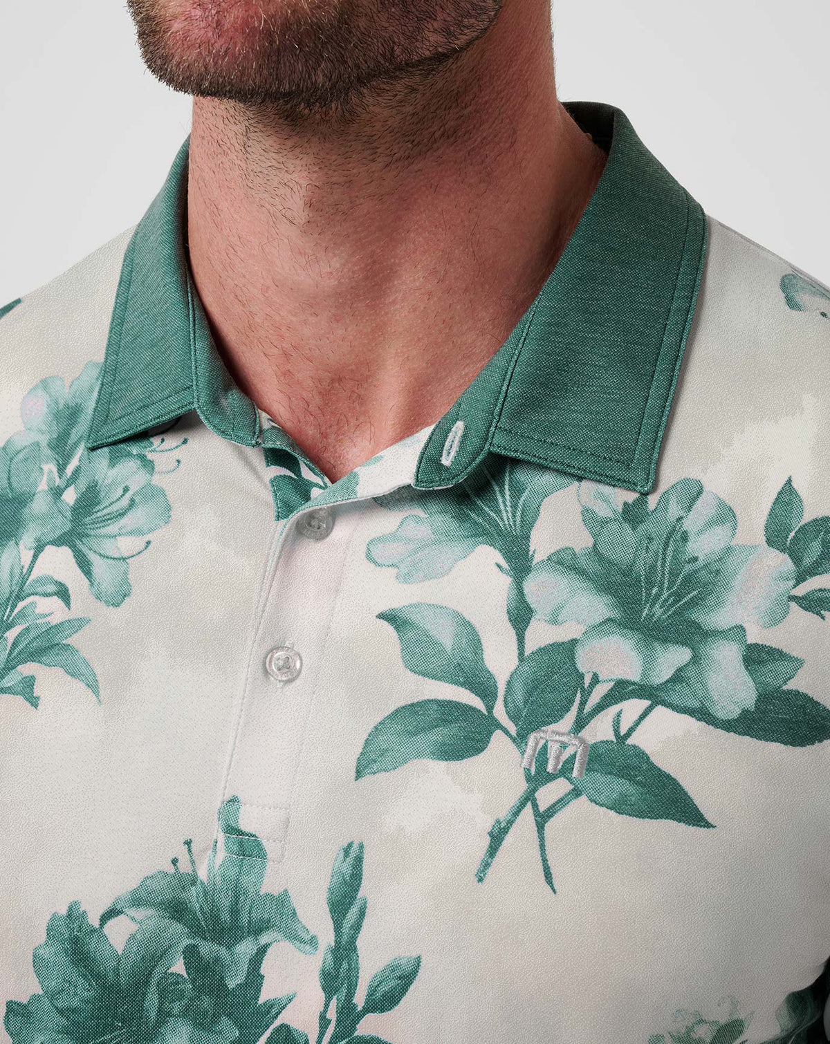 TravisMathew | Featherweight Magnolia Polo - Moonbeam