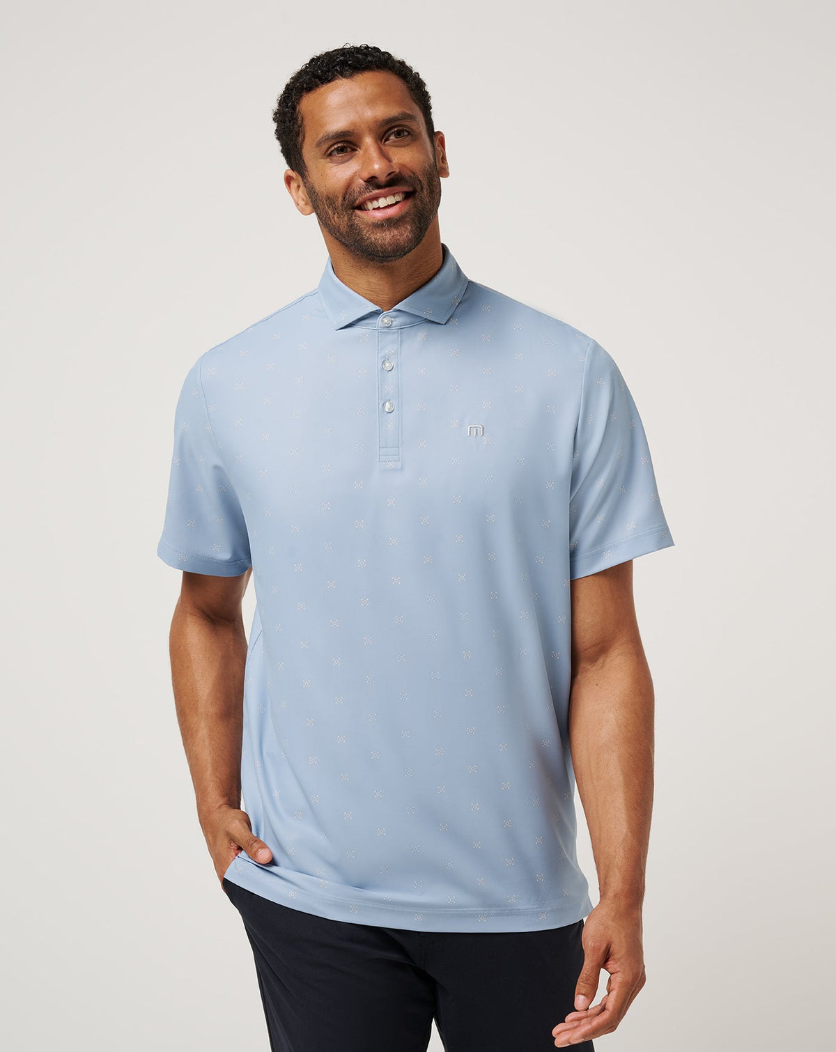 TravisMathew | Air Taxi Polo - Dusty Blue