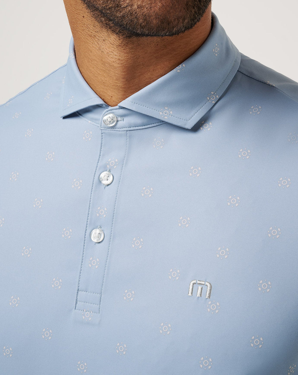 TravisMathew | Air Taxi Polo - Dusty Blue