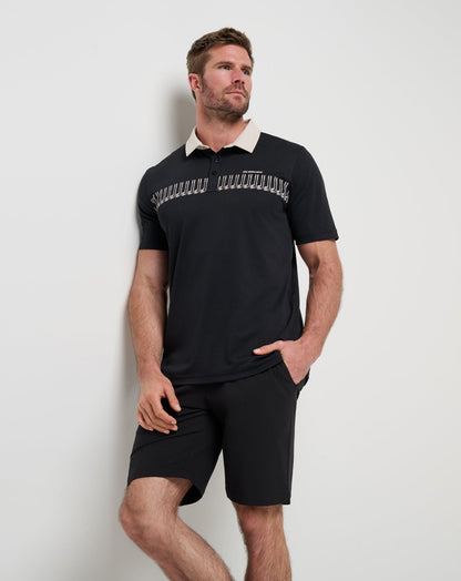 TravisMathew | Stick Side Polo - Black