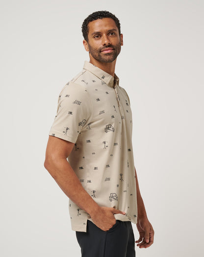 TravisMathew | Golf Sucks Polo - Italian Sand