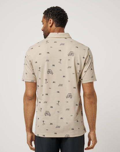TravisMathew | Golf Sucks Polo - Italian Sand