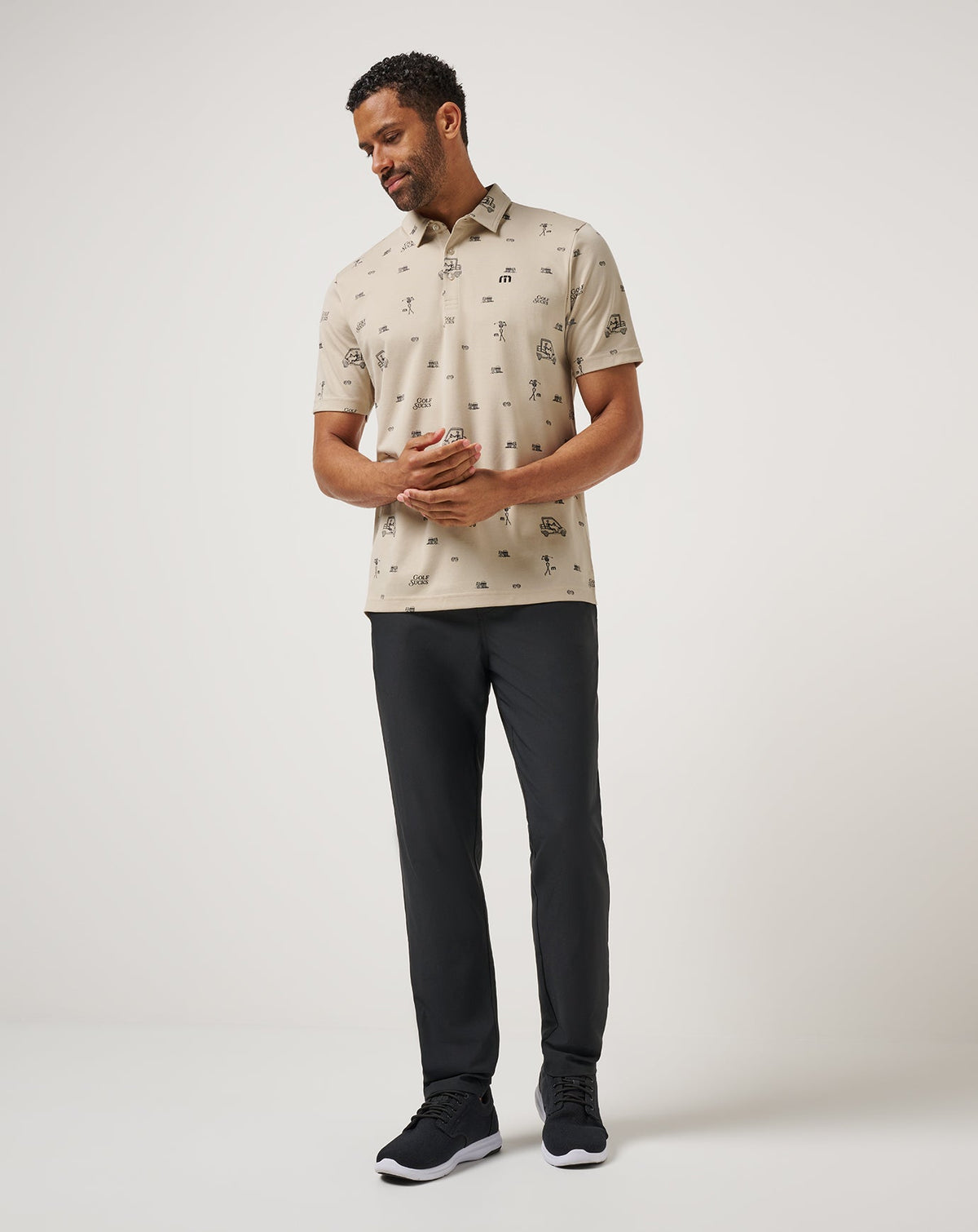 TravisMathew | Golf Sucks Polo - Italian Sand