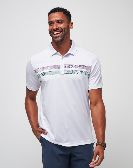 TravisMathew | Sand Shaker Polo - White