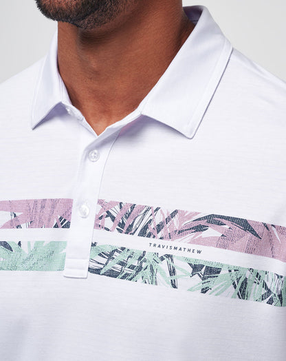 TravisMathew | Sand Shaker Polo - White