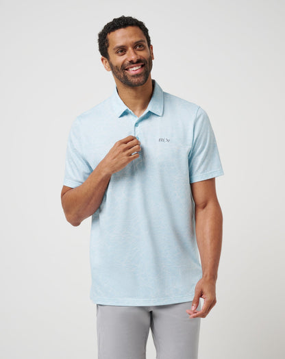 TravisMathew | Clean Ice Polo - Cory Blue