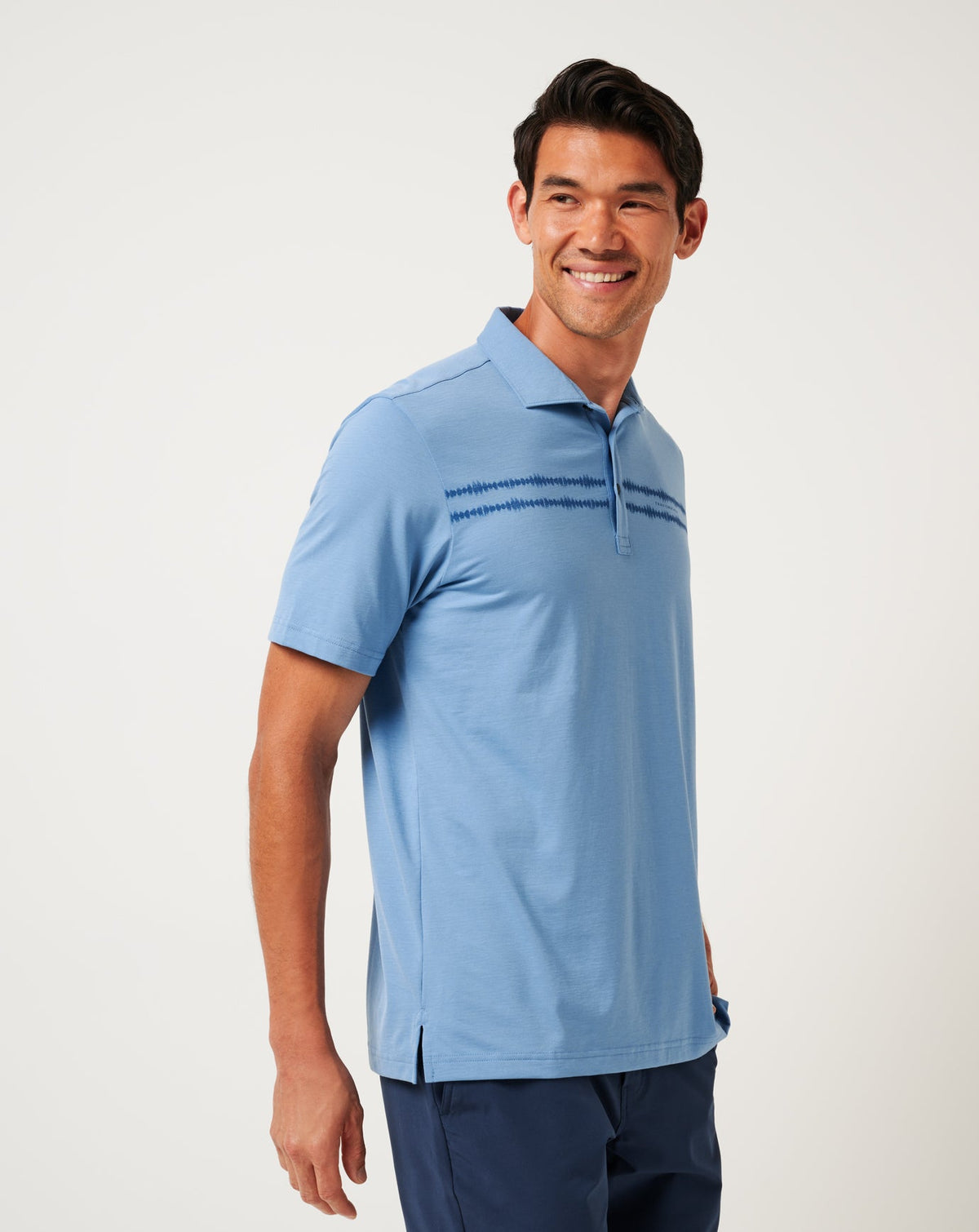 TravisMathew | Sunbeam Chest Stripe Polo - Pacific Coast