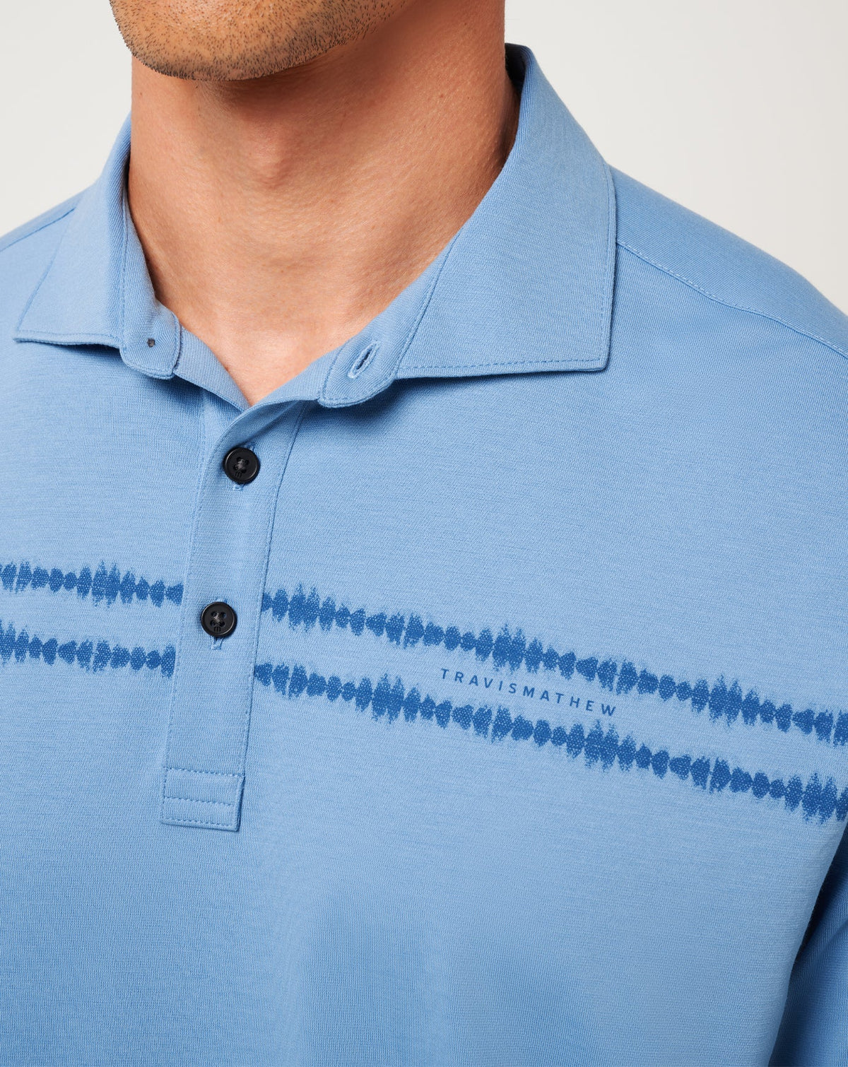 TravisMathew | Sunbeam Chest Stripe Polo - Pacific Coast
