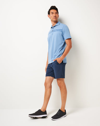 TravisMathew | Sunbeam Chest Stripe Polo - Pacific Coast