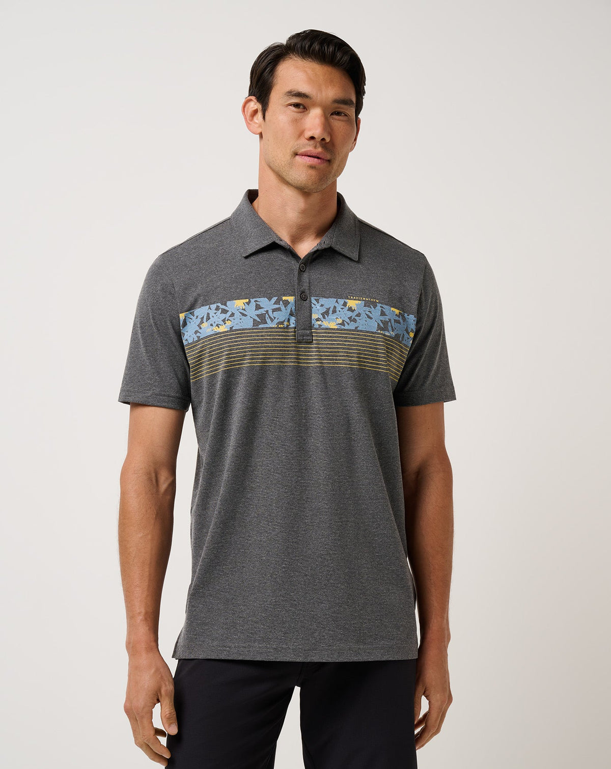 TravisMathew | Midnight Train Polo - Heather Black