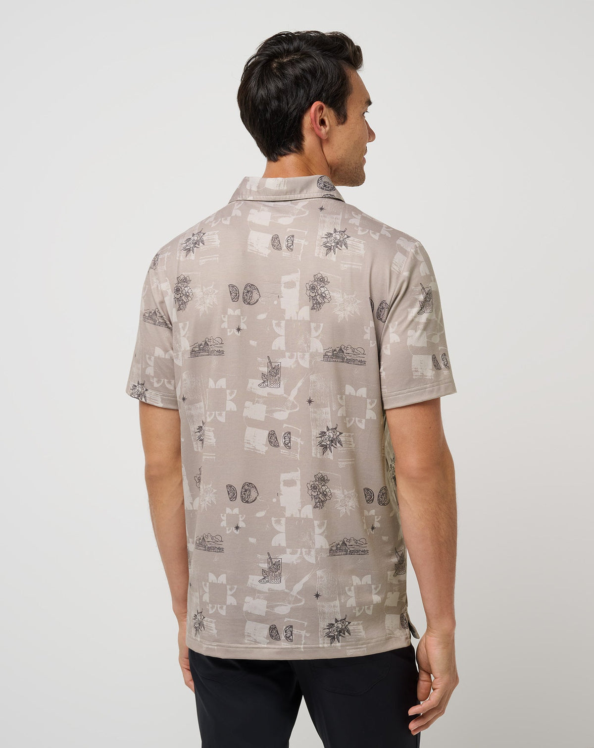TravisMathew | Featherweight Spritz Polo - Island Fossil