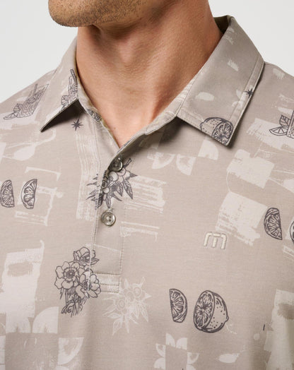 TravisMathew | Featherweight Spritz Polo - Island Fossil