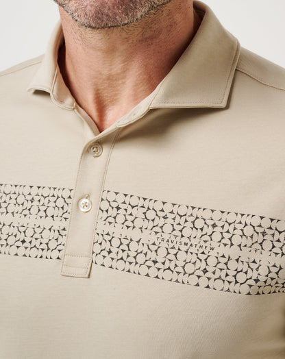 TravisMathew | Flower Market Polo - Island Fossil