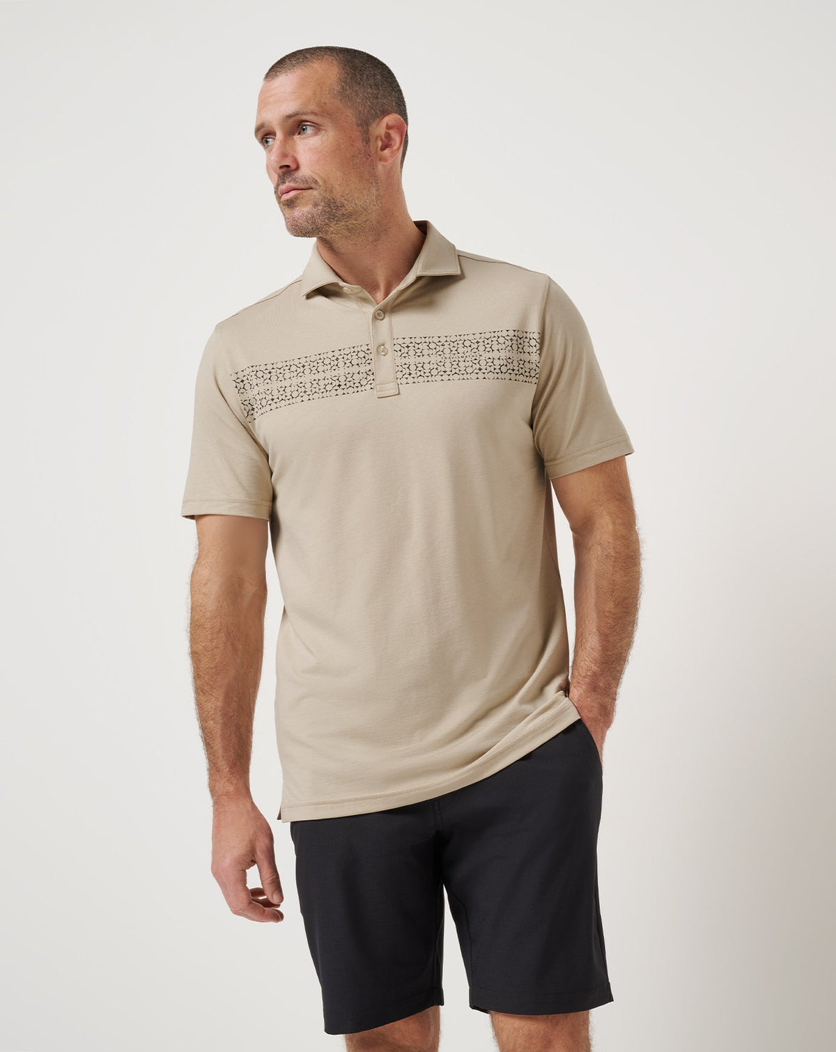 TravisMathew | Flower Market Polo - Island Fossil
