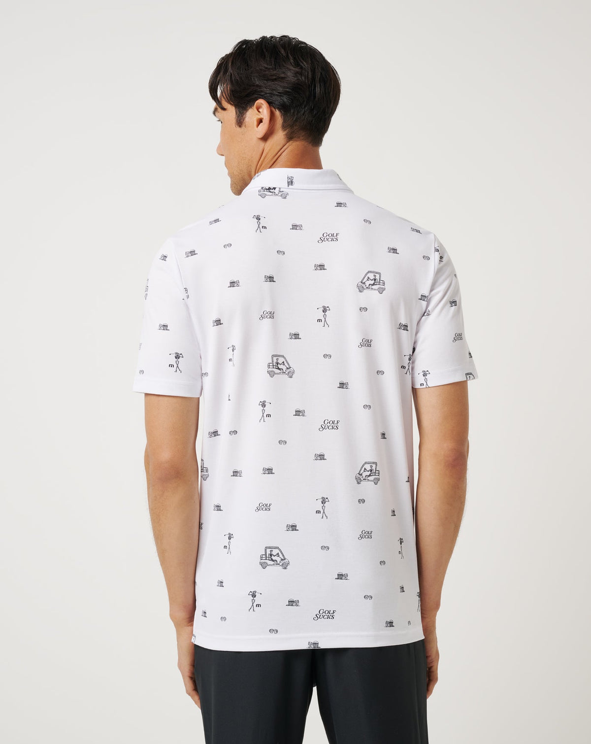 TravisMathew | Golf Sucks Polo - White