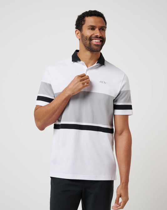 TravisMathew | Body Check Polo - White