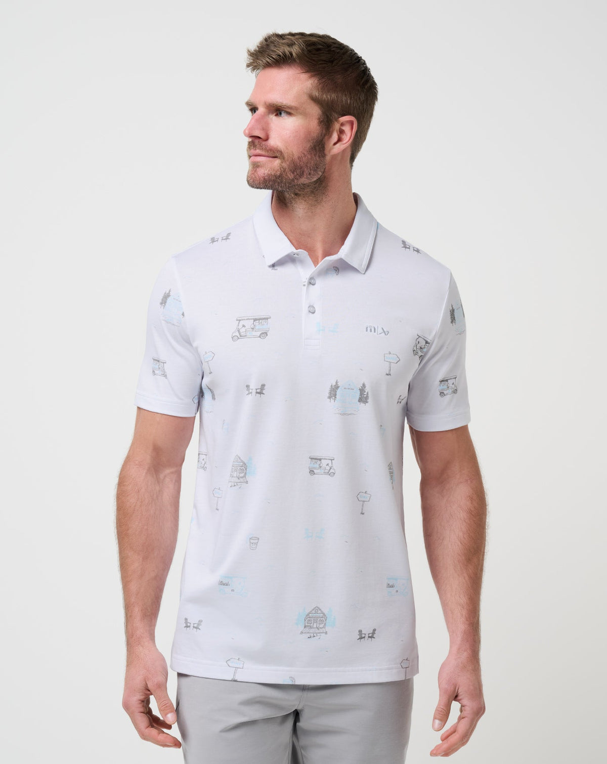 TravisMathew | Snow Chance Polo - White