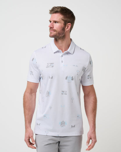 TravisMathew | Snow Chance Polo - White
