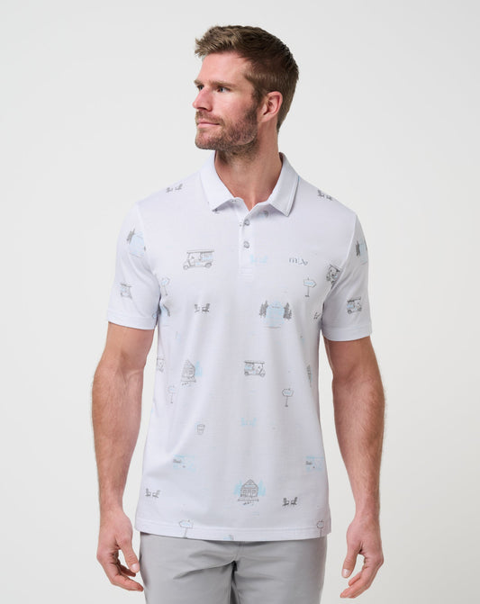 TravisMathew | Snow Chance Polo - White