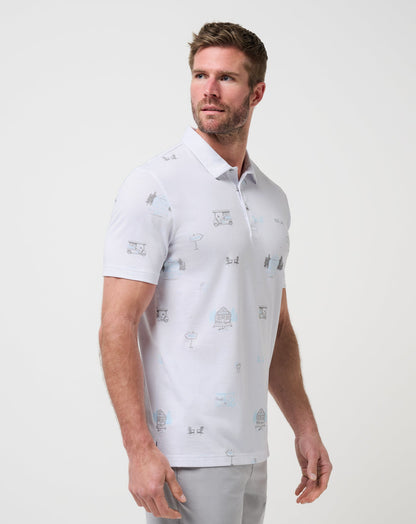 TravisMathew | Snow Chance Polo - White