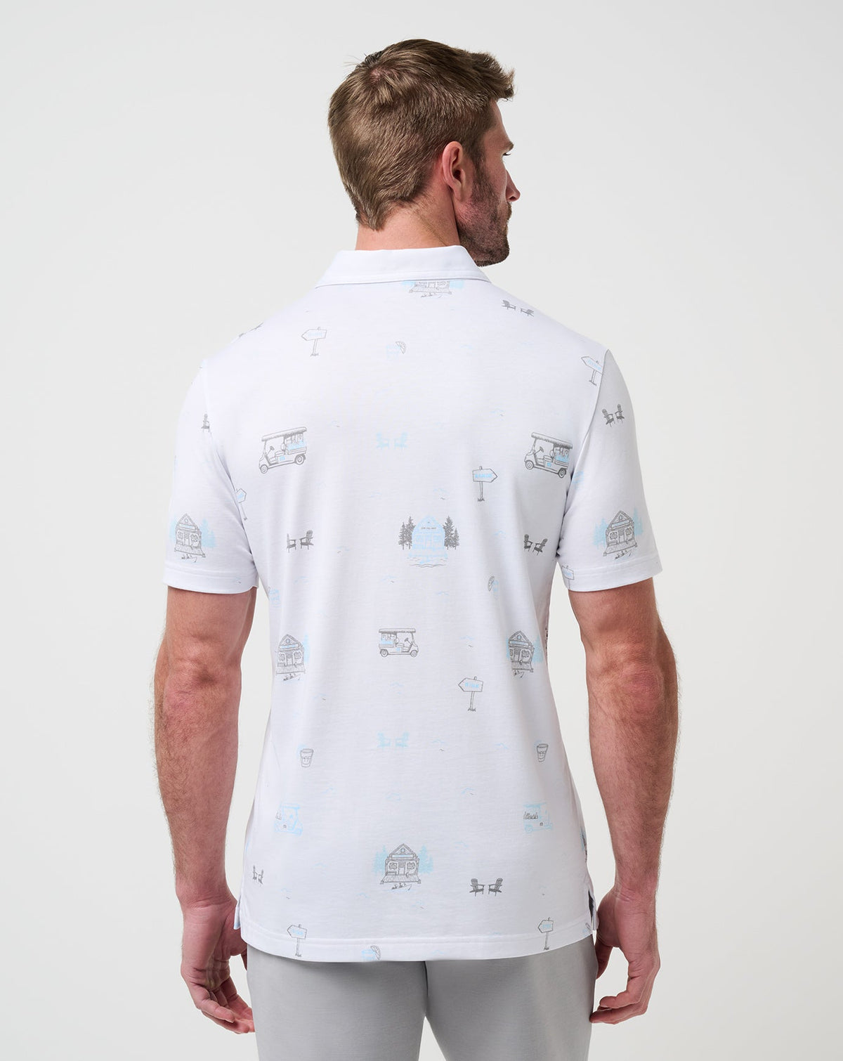 TravisMathew | Snow Chance Polo - White