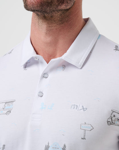 TravisMathew | Snow Chance Polo - White