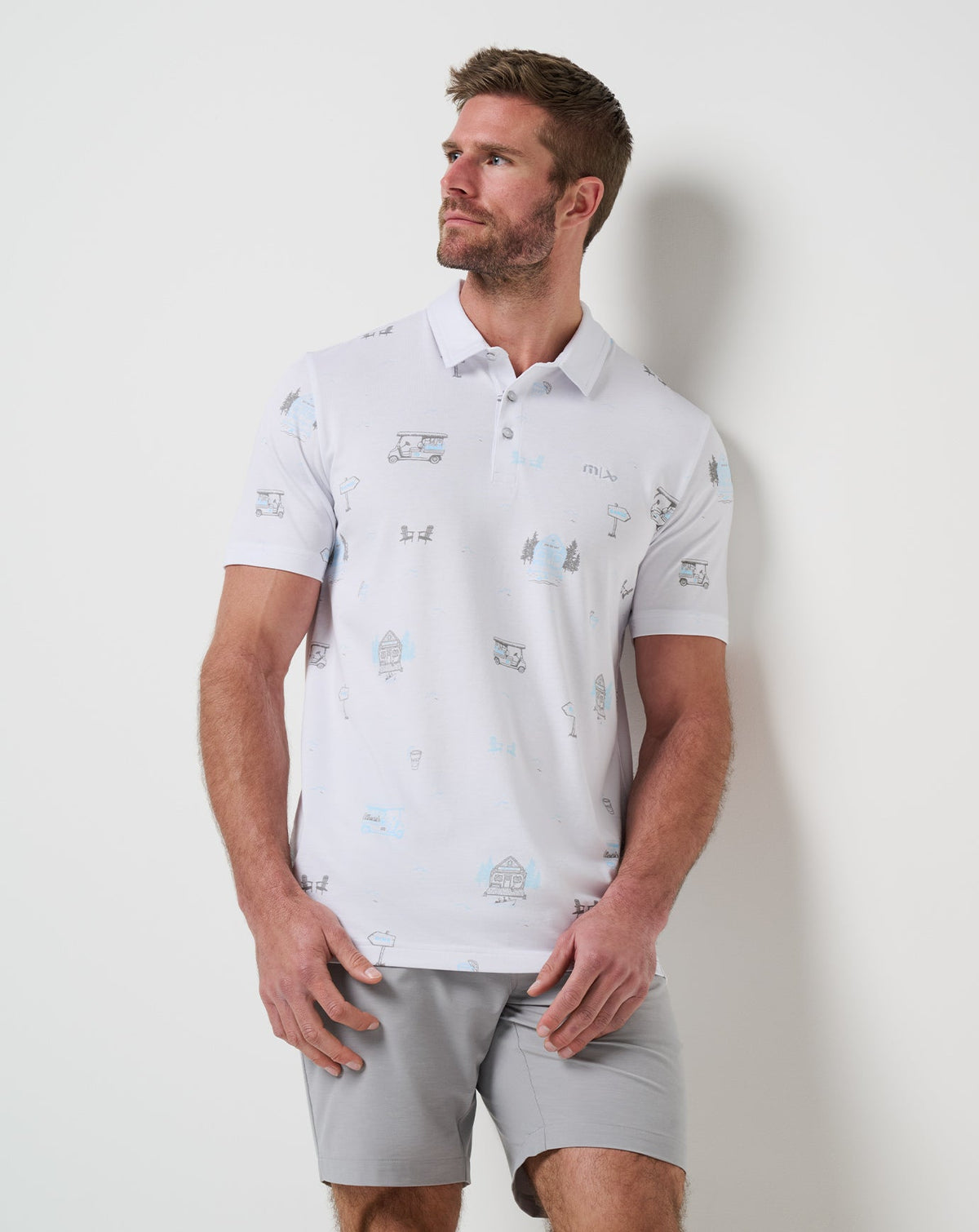 TravisMathew | Snow Chance Polo - White